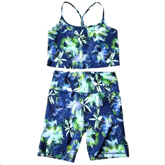 X by Gottex Floral Workout Set - Picture 3 of 14